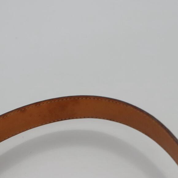 CELINE Macadam Canvas Hand Bag Pvc Leather Brown Gold - Picture 8 of 13